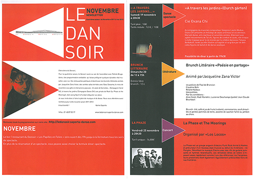 Program Theatre Dansoir